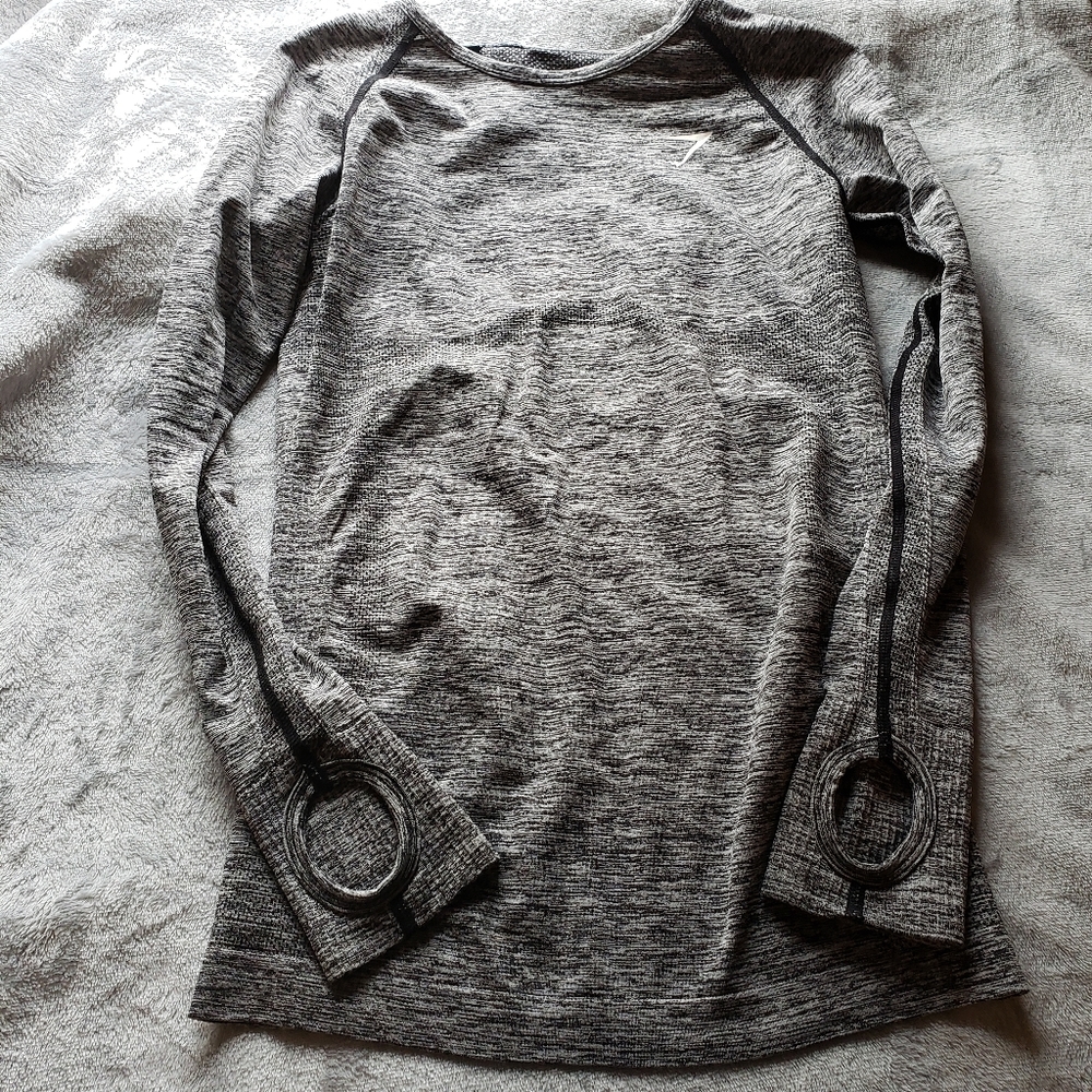 Gymshark top grey small